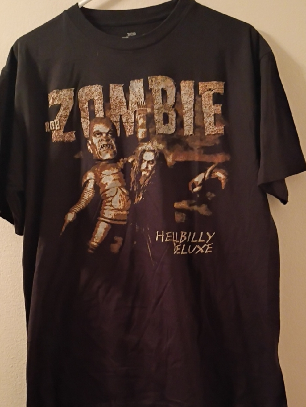 Rob Zombie "Hellbilly Deluxe" Black Graphic T‑Shirt 2 Sided Tour Shirt